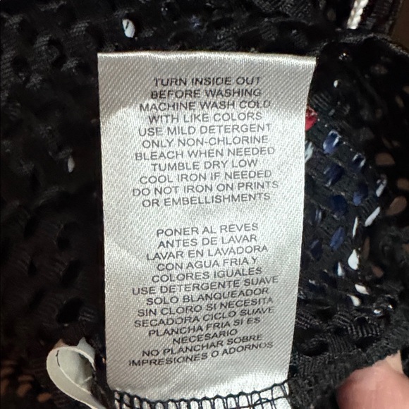 Tommy Hilfiger Women’s Black Mesh  Steeler Jersey. Sz XS - Picture 6 of 8